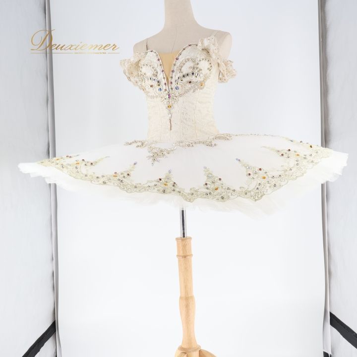 バレエ 衣装 チュチュ エトワール ドンキ 花嫁 白 金 コンクール 発表