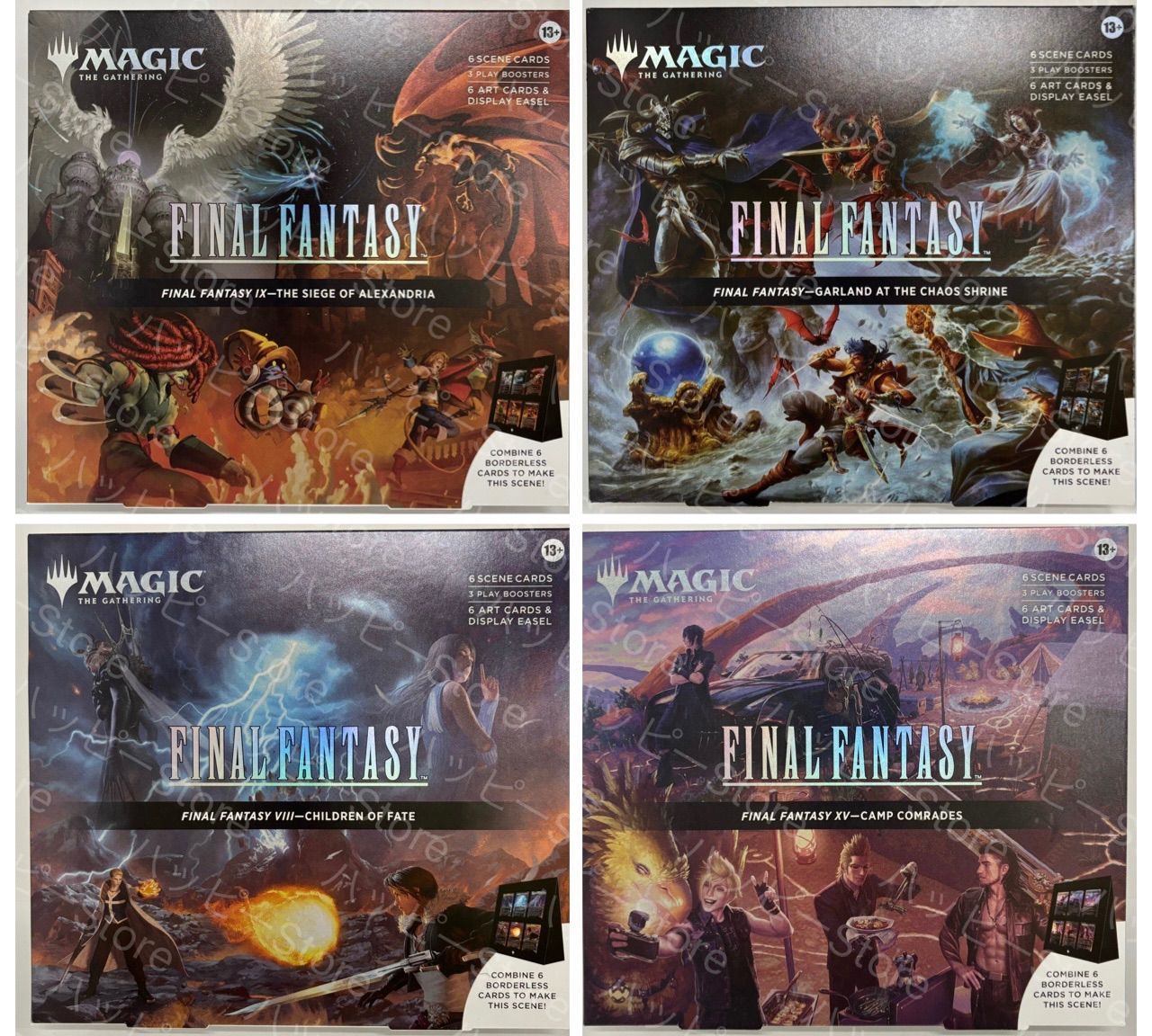 完全 ４種コンプリート マジックザギャザリング FINAL FANTASY シーン ボックス 英語版
