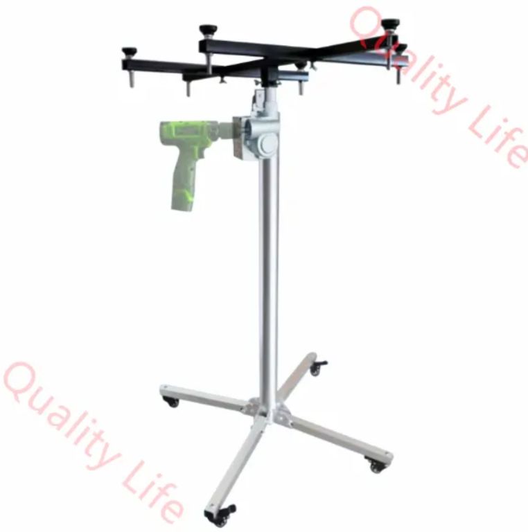 ステンレス製エアコンリフト 吊り戸棚取付金具 150 KG高荷重 リフティング ポータブル昇降テーブル Size 2 5 m