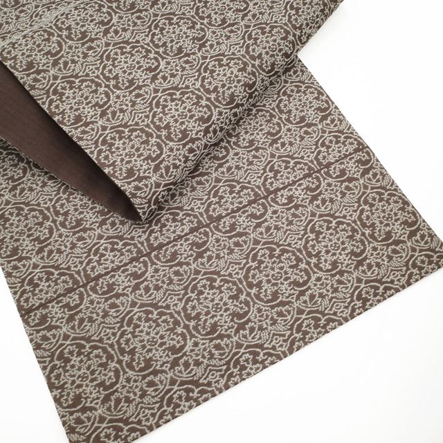 新古品】 名古屋帯 九寸 洛風林 工芸帯 未使用 正絹 ゑり善 扱い こげ