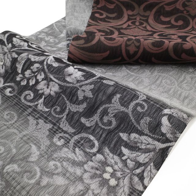 新古品】 袋帯 未使用 正絹 リバーシブル 両面 全通 西陣 軽量織 全通