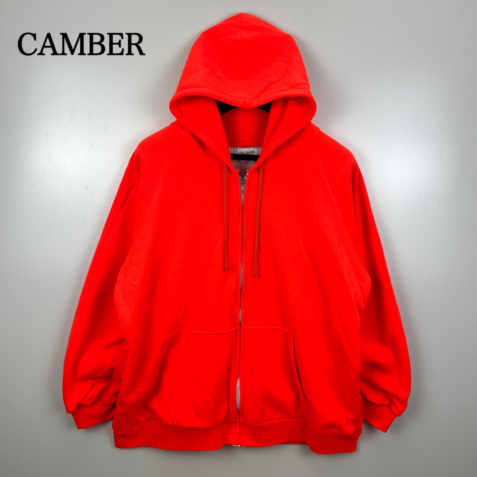 CAMBER USA CHILL-BUSTER thermal zip hoodie L キャンバー アメリカ製