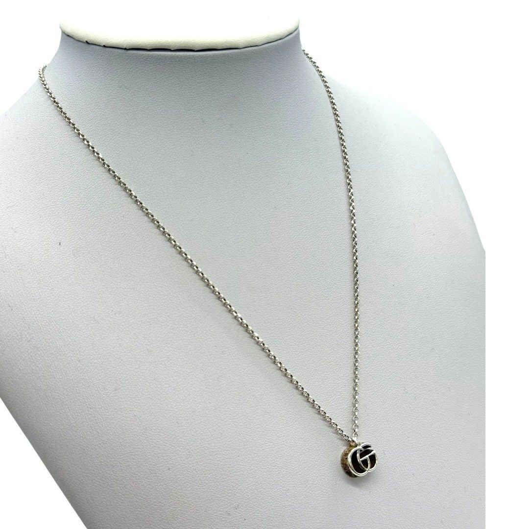 極美品】 グッチ ネックレス GGロゴ 925 レディース GUCCI - メルカリ