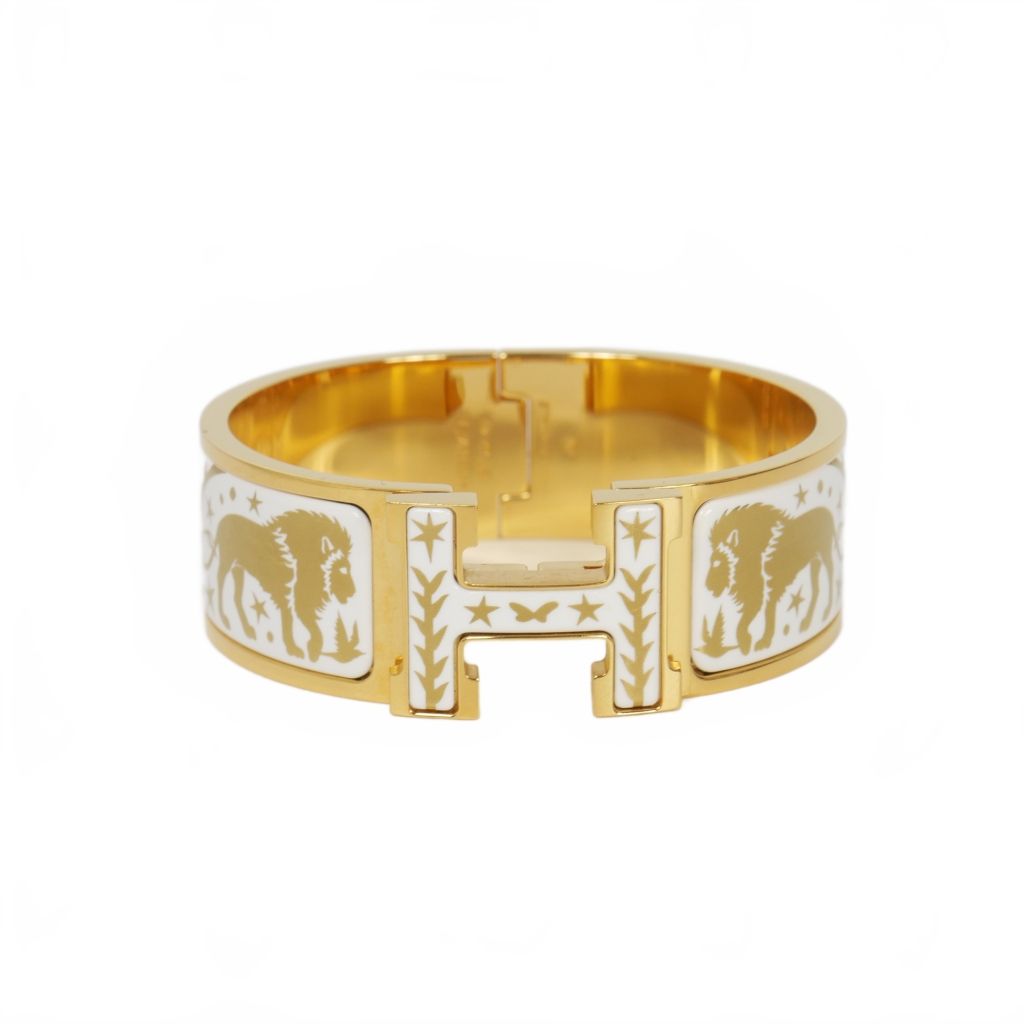 エルメス HERMES クリック・クラックH エナメル ブレスレット バングル