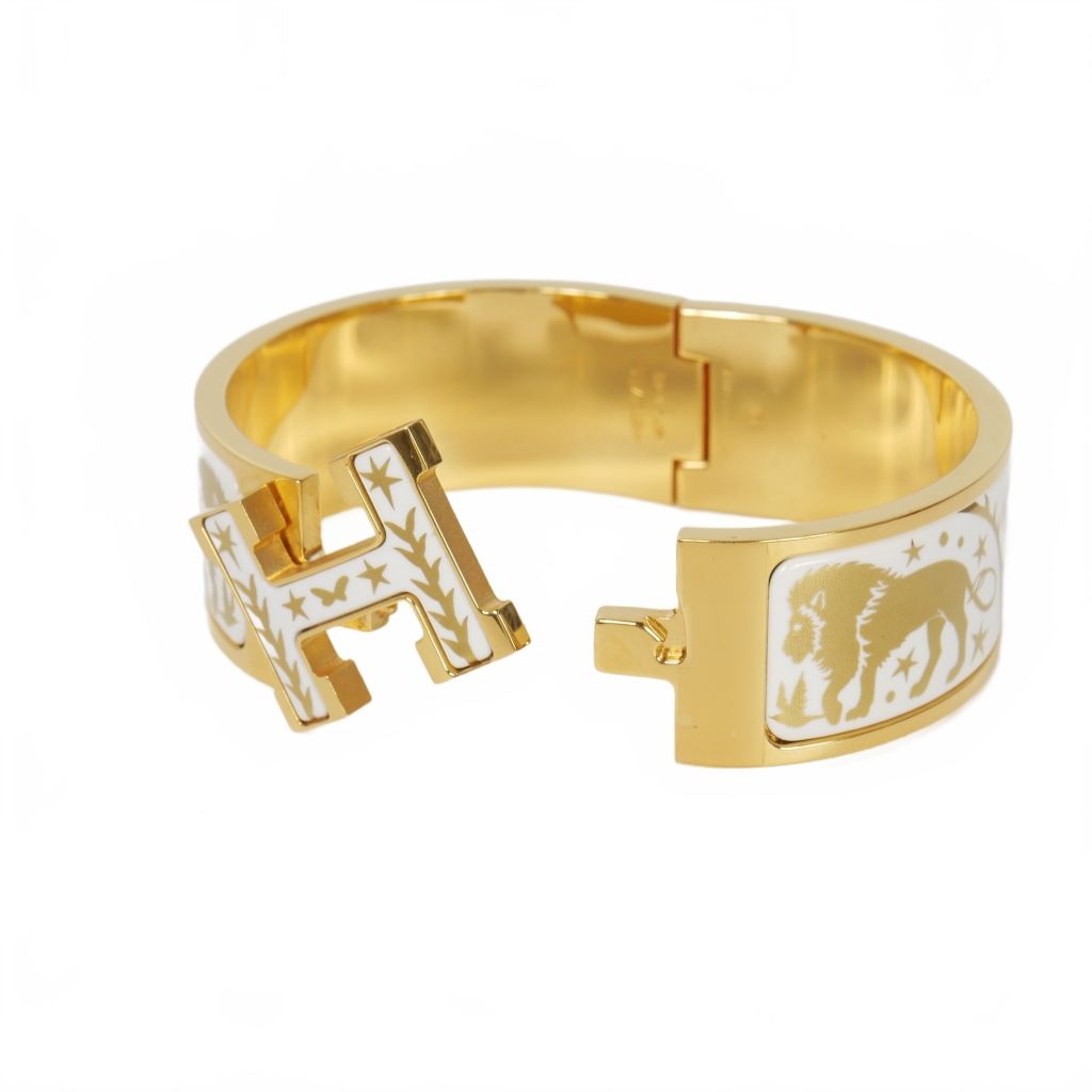 エルメス HERMES クリック・クラックH エナメル ブレスレット バングル