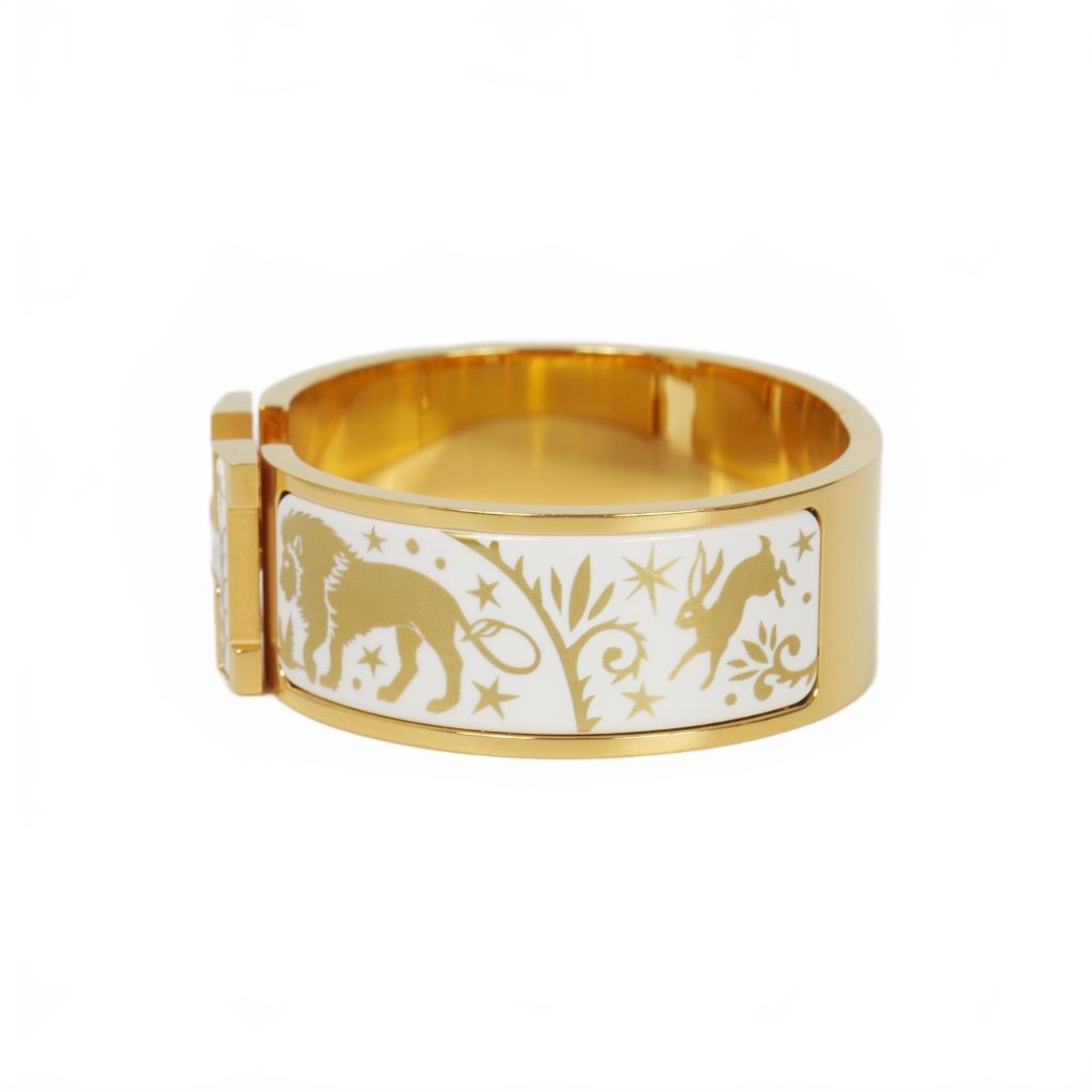 エルメス HERMES クリック・クラックH エナメル ブレスレット バングル