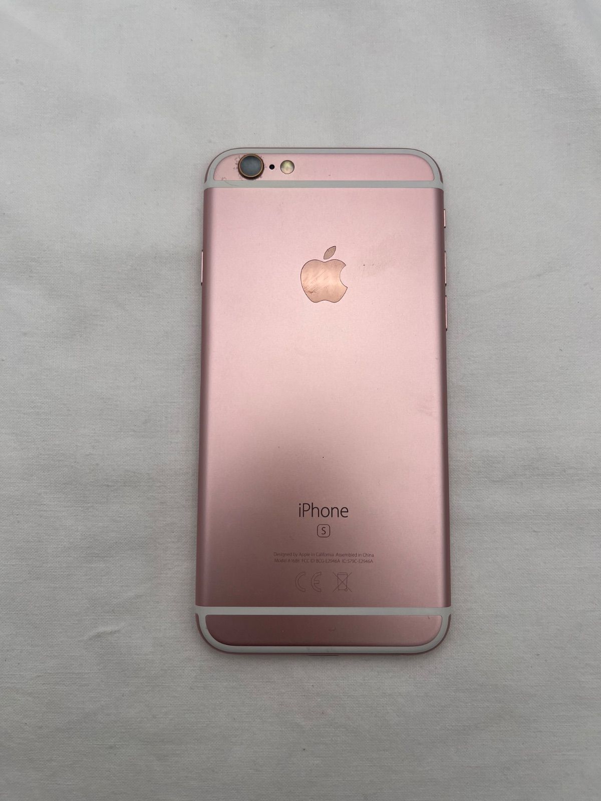 ▽ジャンク Apple アップル iPhone6s/32GB A1688 ローズゴールド 01035