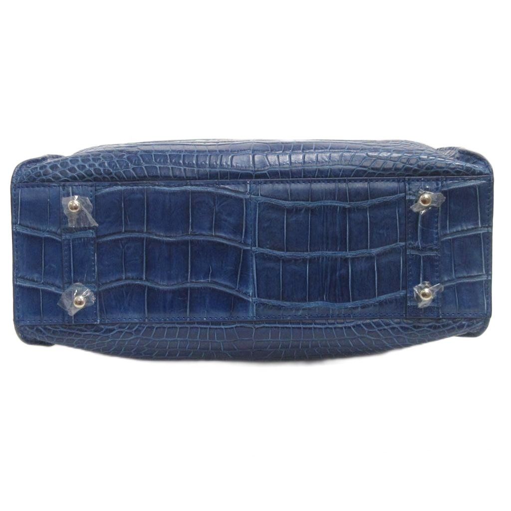 美品 ペレリールッソ PELLEY LUSSO トートバッグ 肩がけ クロコダイル