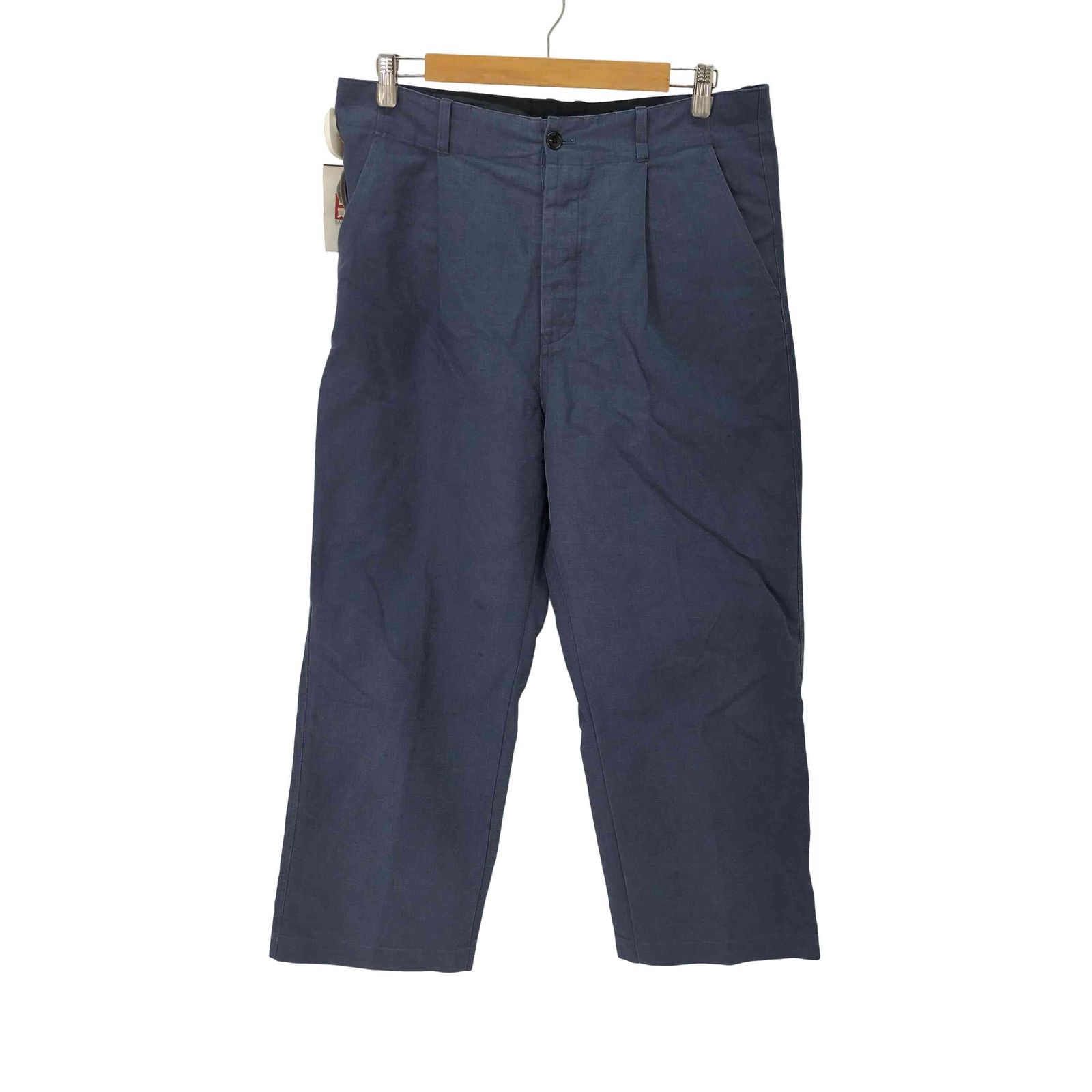 ネストローブコンフェクト nest Robe CONFECT コットンダブルクロス タックワイド トラウザーズ メンズ JPN 4