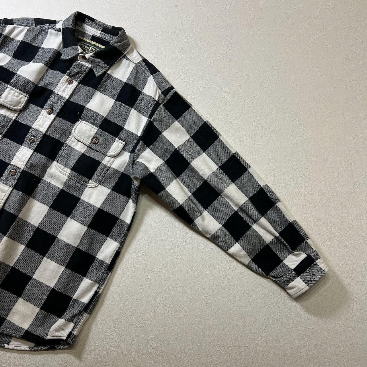 90s～ FIELD&STREAM ブロックチェック ネルシャツ 長袖シャツ