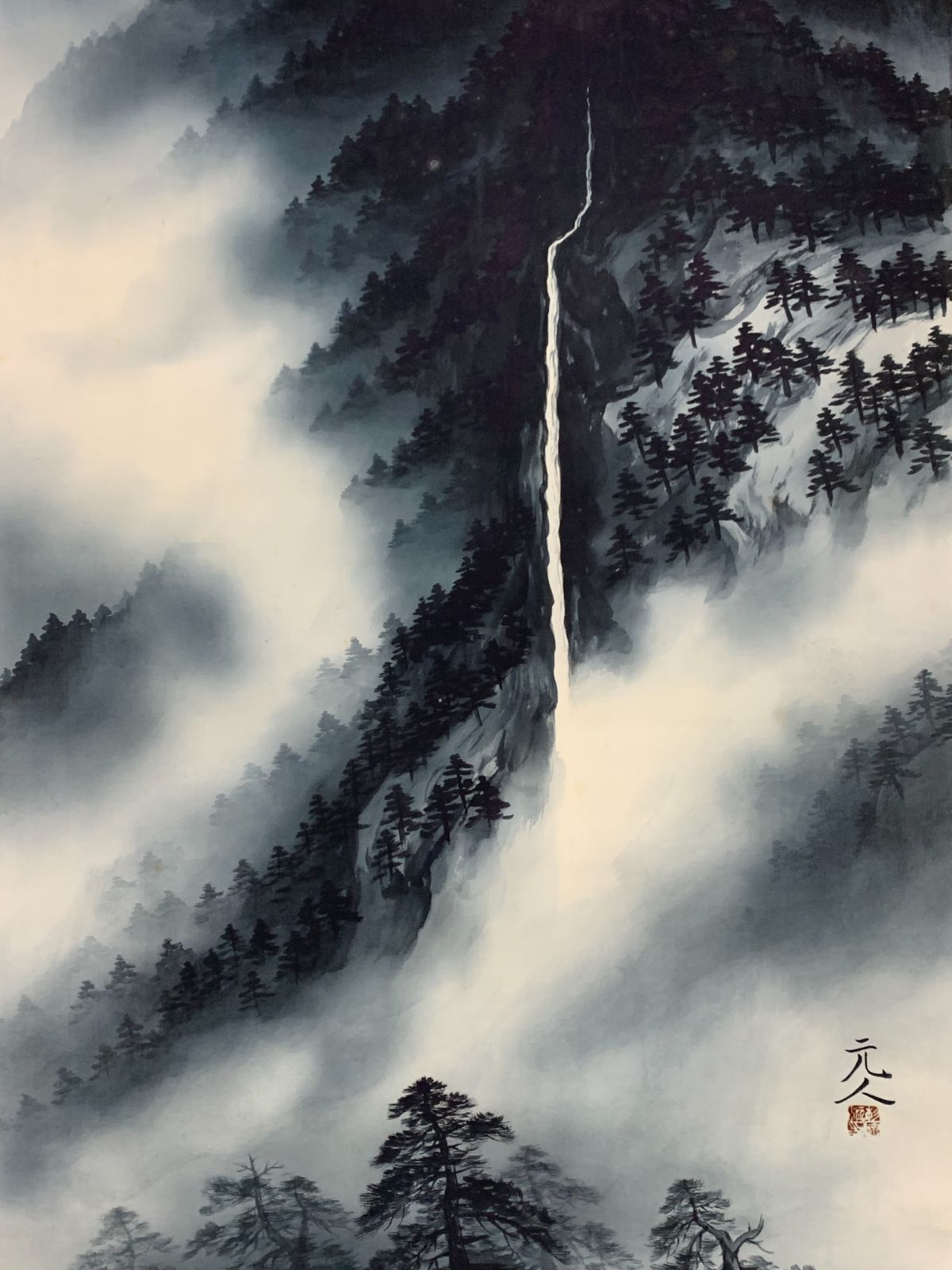 Yahoo!オークション -「掛軸 杉原元人」の落札相場・落札価格 【櫻】真