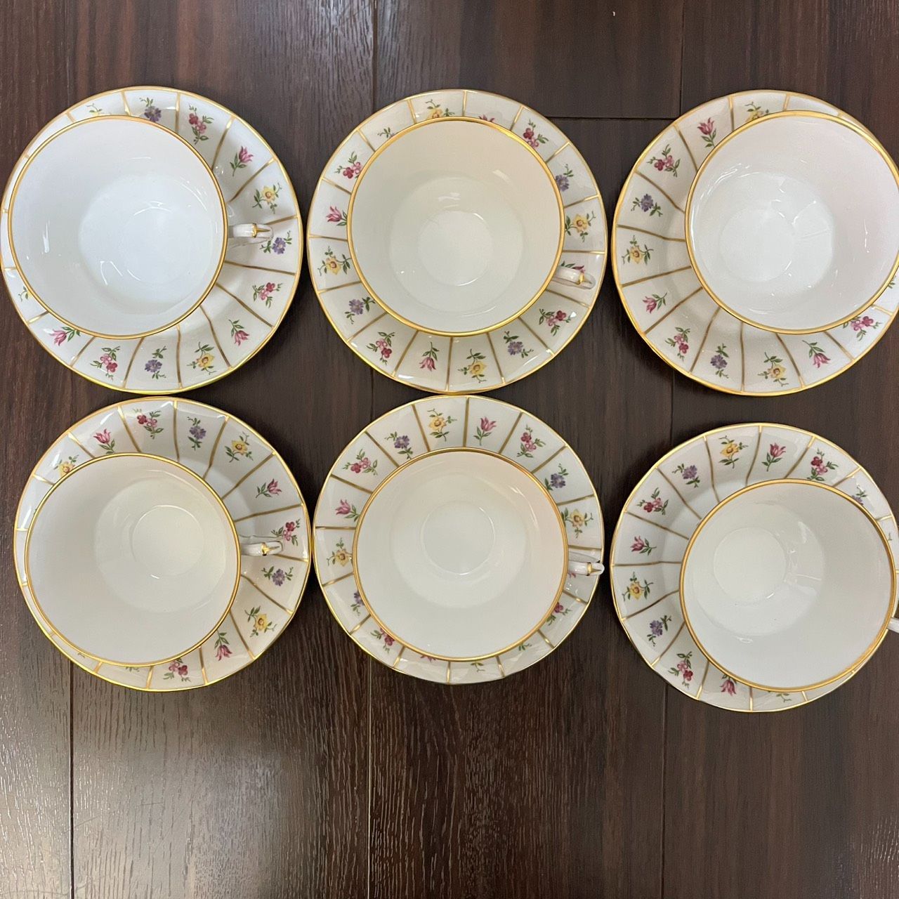  Furstenberg フェルステンベルグ ティーカップ ソーサー セット 6客 箱無し カップ ソーサー コーヒー ティーカップ