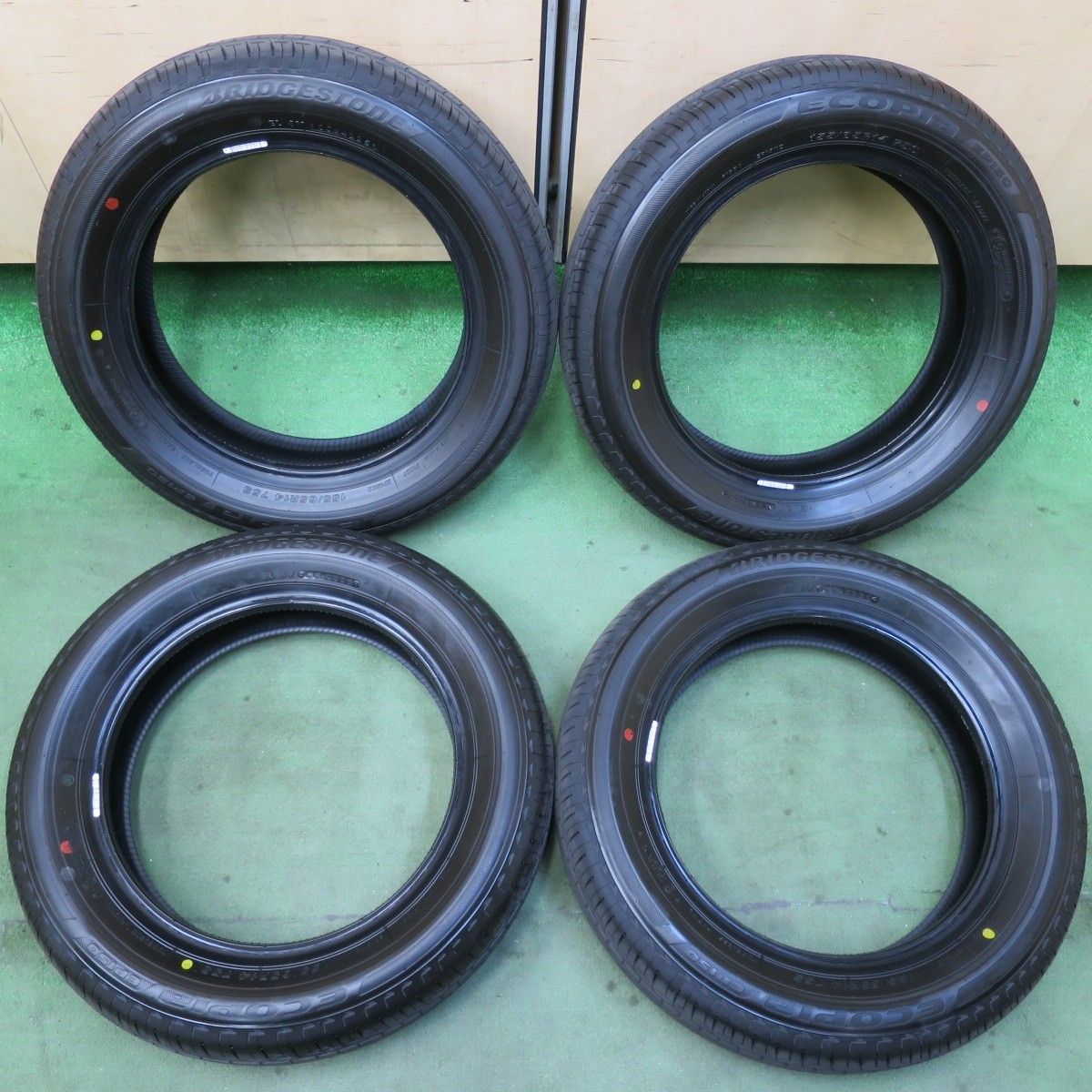 新車外し 25年 155 65 R 14 ブリヂストン エコピア EP 150 タイヤ 14インチ タント スペーシア N BOX 等 5112807イノタ