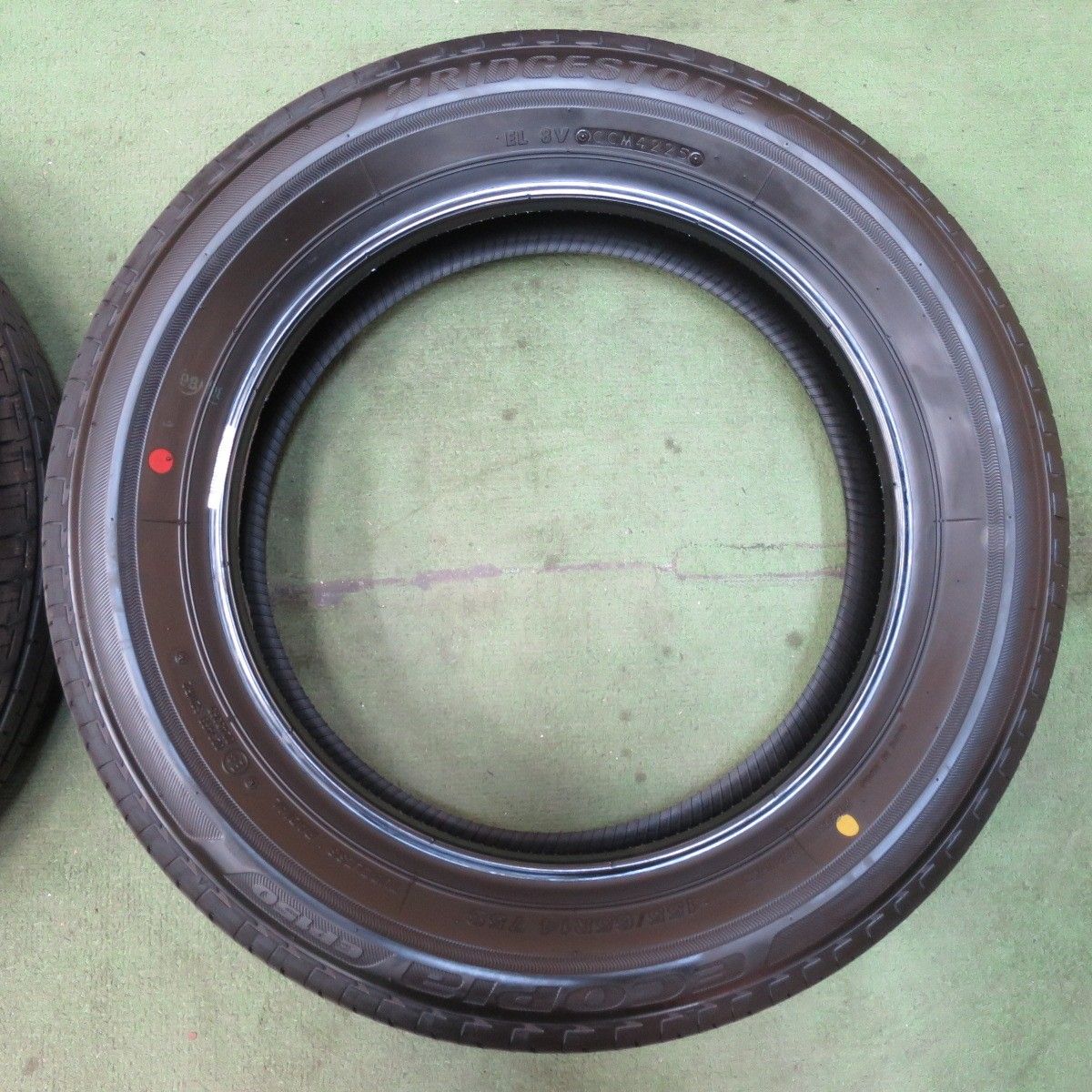  新車外し 25年 155 65 R 14 ブリヂストン エコピア EP 150 タイヤ 14インチ タント スペーシア N BOX 等 5112807イノタ 14インチ サマータイヤ ノーマルタイヤ