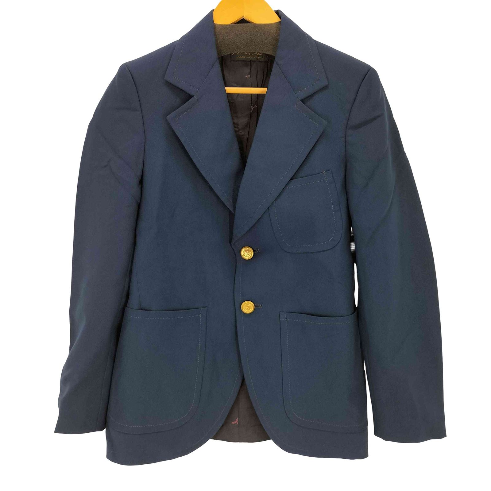 ピエールカルダン pierre cardin 70 s 紺ブレザー 金ボタン メンズ 表記無
