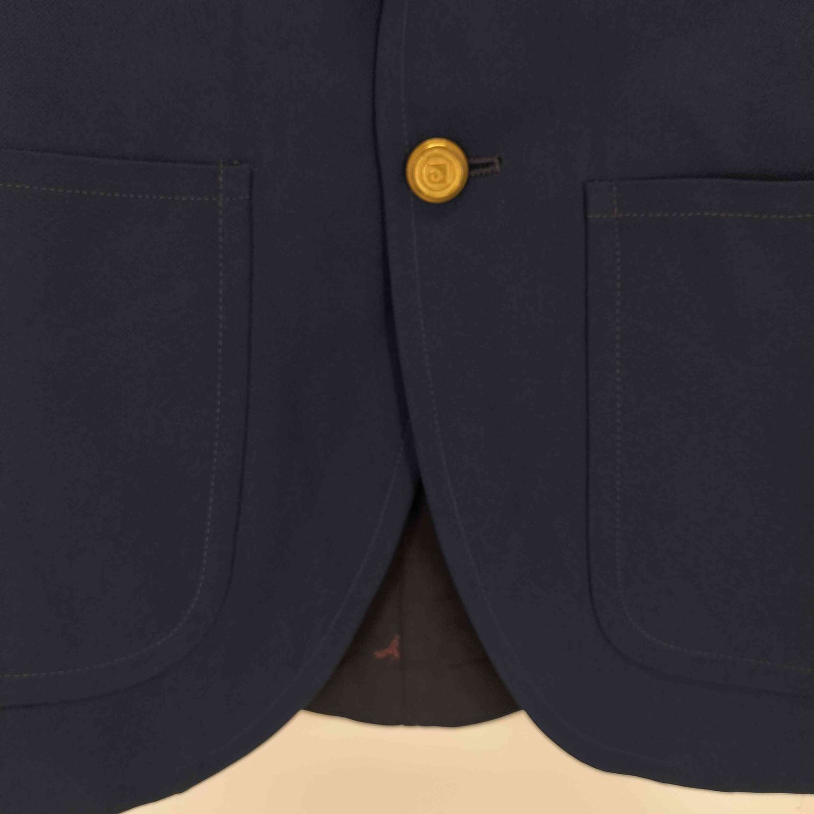 ピエールカルダン pierre cardin 70 s 紺ブレザー 金ボタン メンズ 表記無