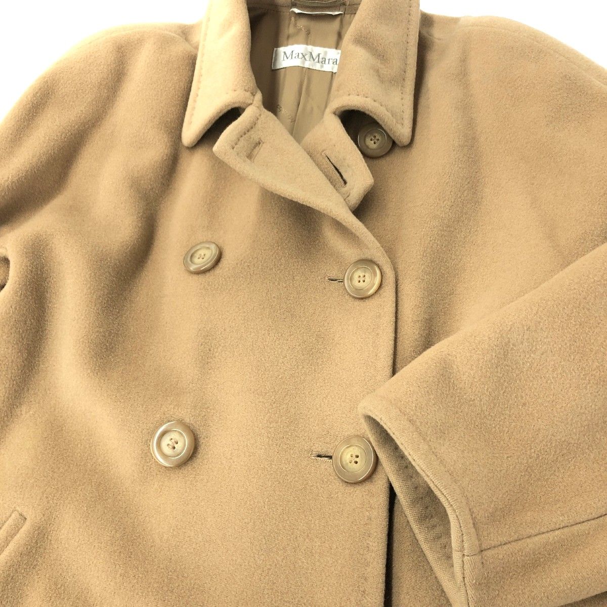 MAX MARA マックスマーラ カシミヤブレンドコート サイズ:42 白タグ 
