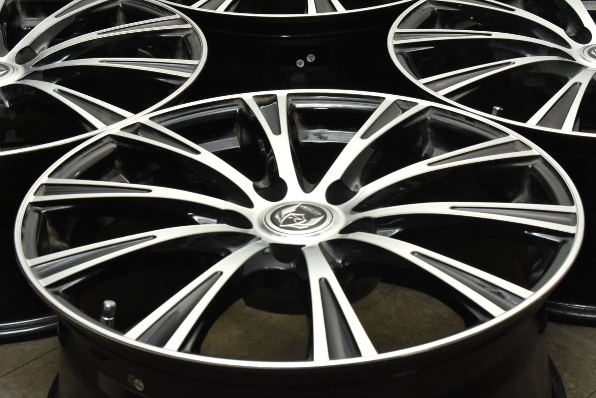 品 ウェッズ ライツレーBL 18 in 7 5 J 38 PCD 114 3 アルファード ハリアー RAV 4 クラウン エクストレイル オデッセイ Weds RIZLEY