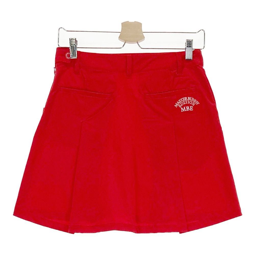 サイズ 0 MASTER BUNNY EDITION マスターバニーエディション ストレッチ スカート レッド系 ゴルフウェア レディース ストスト