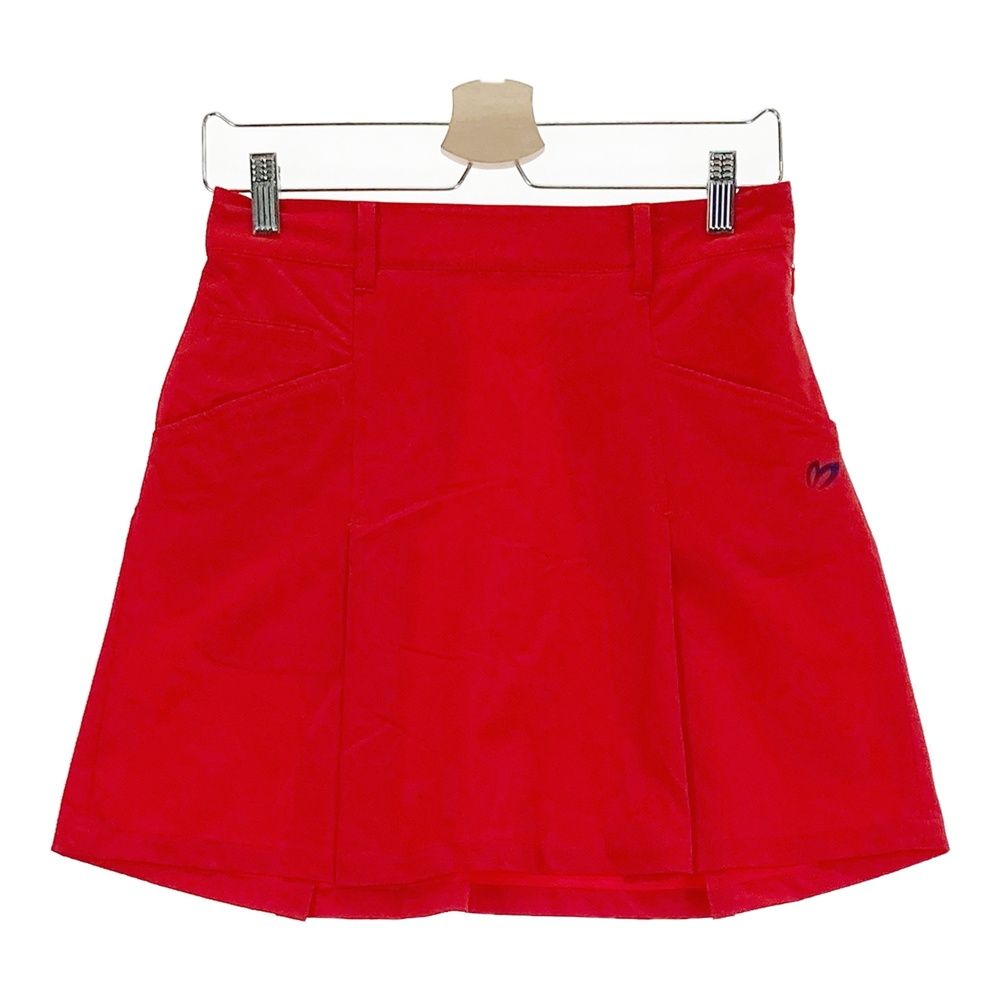 サイズ 0 MASTER BUNNY EDITION マスターバニーエディション ストレッチ スカート レッド系 ゴルフウェア レディース ストスト
