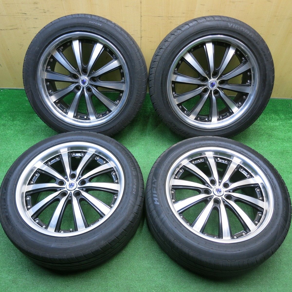 4本価格 22年 STEINER VS 5 共豊 225 55 R 19 ハイフライ HP 801 シュタイナー 19インチ PCD 114 3 H ノ