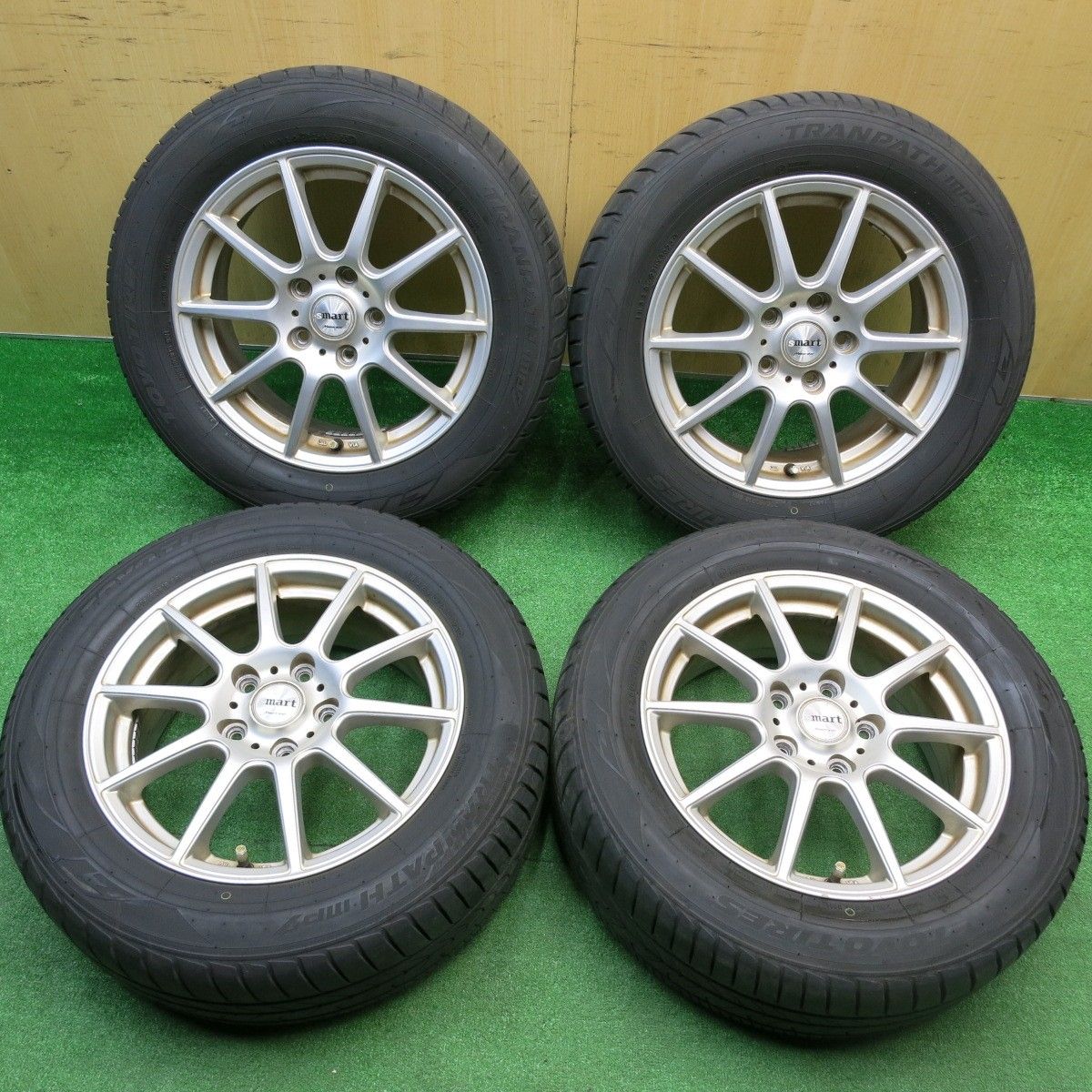 バリ溝 23年 9 5分 205 60 R 16 トーヨー トランパス MP 7 smart MANARAY SPORT スマート マナレイスポーツ 16インチ PCD 114 3 5 H ノ
