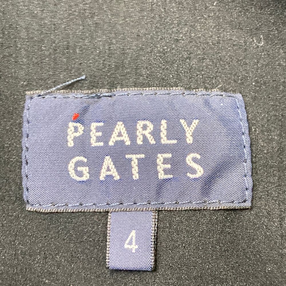 サイズ：4 PEARLY GATES パーリーゲイツ ロングパンツ ネイビー系