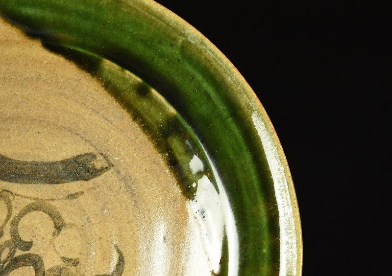 蔵A4366d】織部 児島塊太郎 造 絵皿 七寸皿 中皿 共箱 - メルカリ