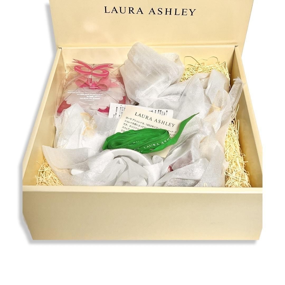 ローラ アシュレイ Laura Ashley ローズ柄 7点セット ティーセット カップ2客 ティーポット ミルクピッチャー シュガーポット ティーコジー シリコンカップキャップ