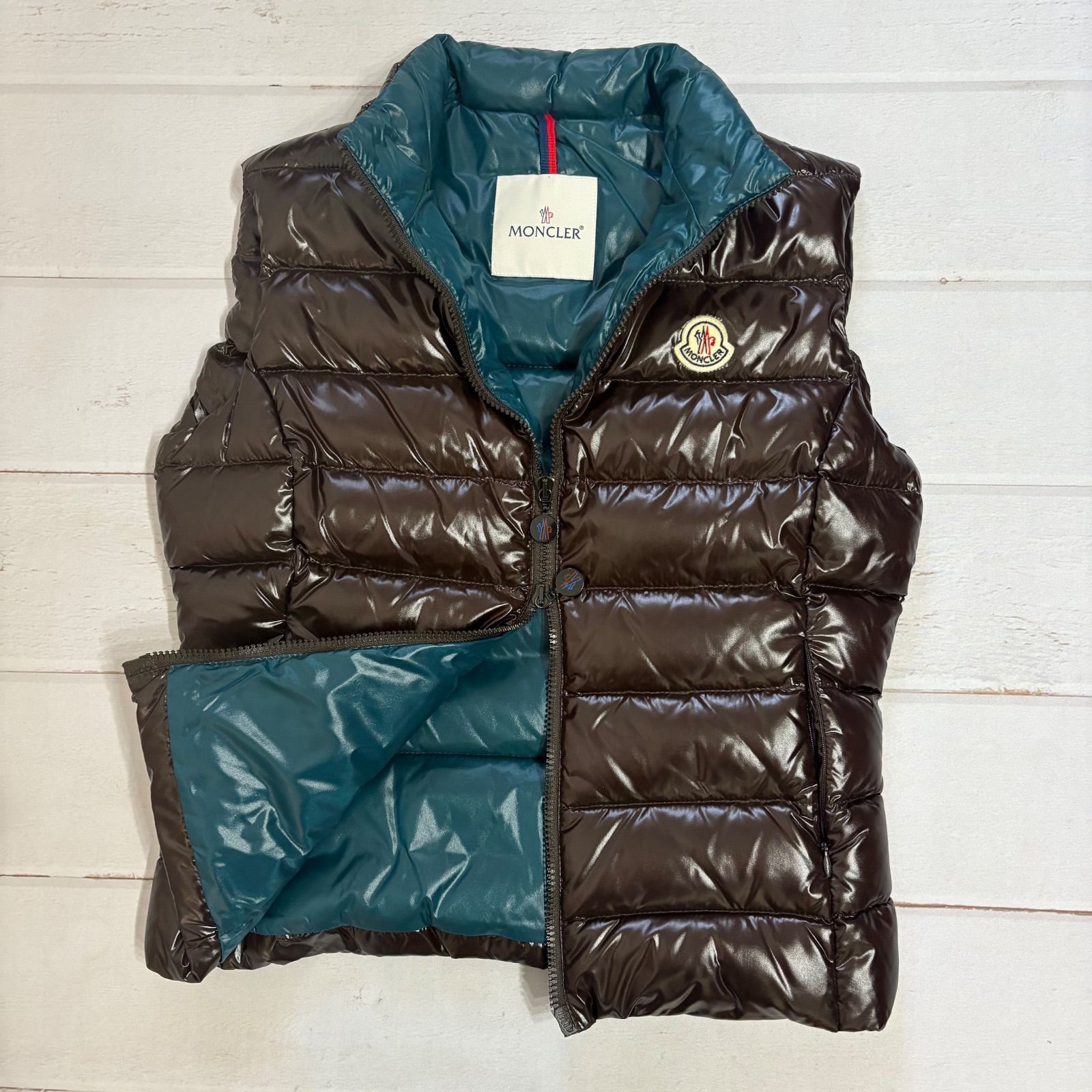 極美品 MONCLER モンクレール ガーニー GHANY GILET ダウンベスト ジレ