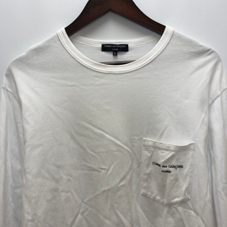 品 COMME des GARCONS HOMME コムデギャルソンオム コムデギャルソン オム 綿天竺 L S Tシャツ HD-T 010 fuz 140-240815-SU-16-tom