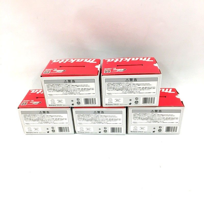 makita マキタ リチウムイオンバッテリー BL 1860 B A-60464 18 V 6.0 Ah 雪マーク付 残容量表示 セット DW 3695