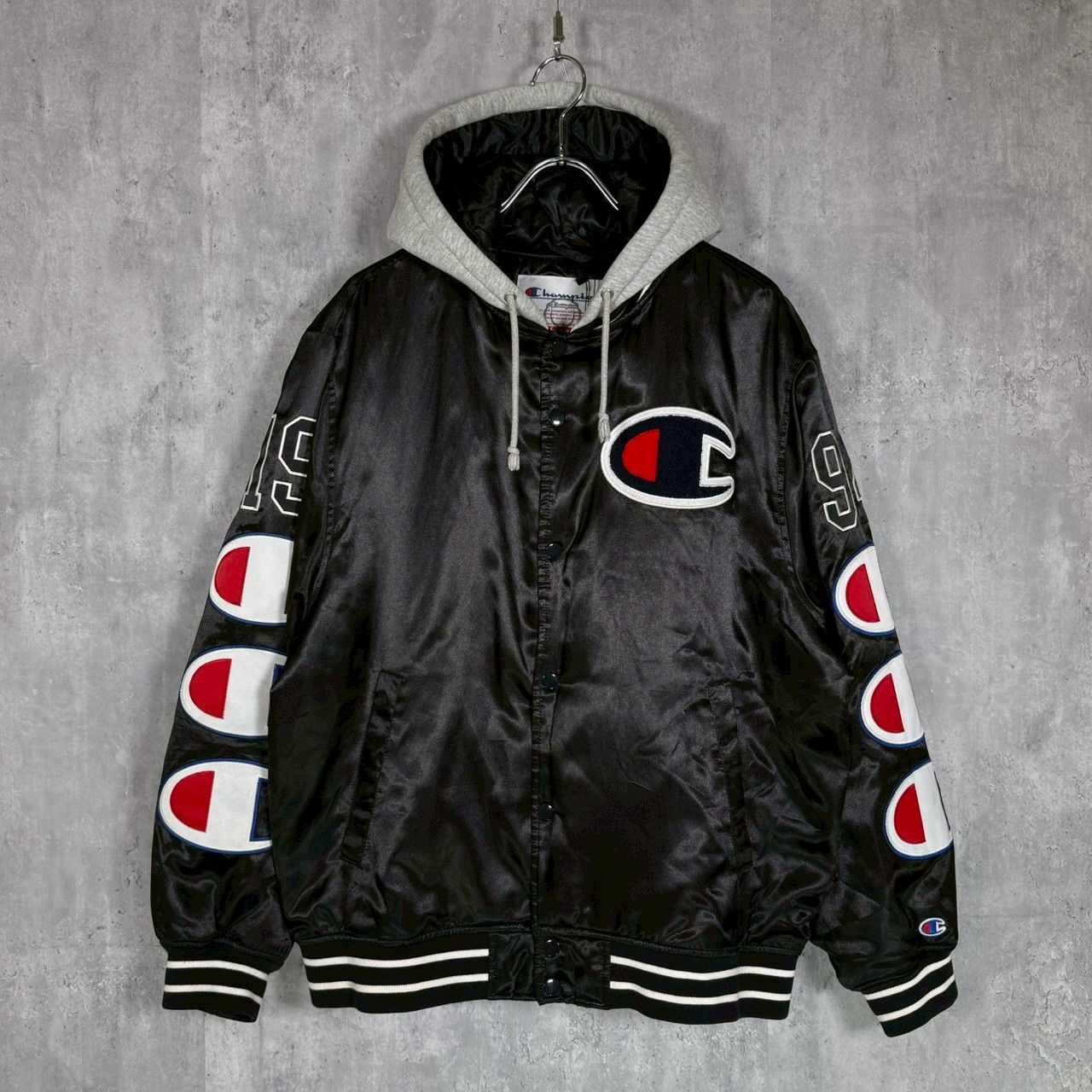 シュプリーム × チャンピオン』 (M) フード スタジャン - メルカリ