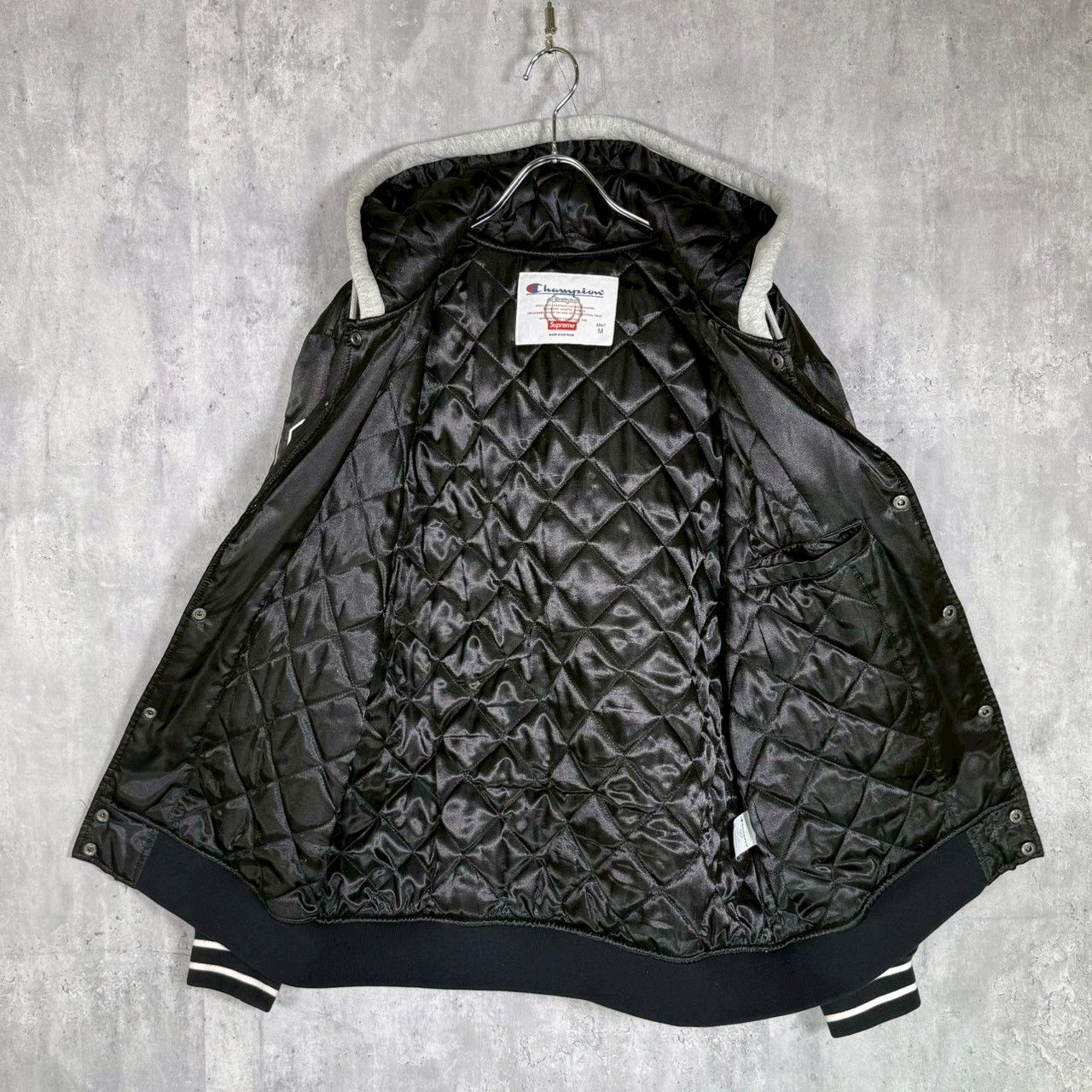 シュプリーム × チャンピオン』 (M) フード スタジャン - メルカリ