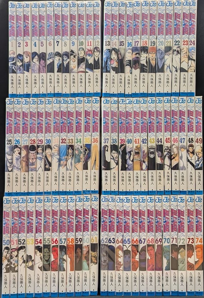 集英社 ジャンプコミックス 久保帯人 !!)BLEACH 全74巻 セット - メルカリ