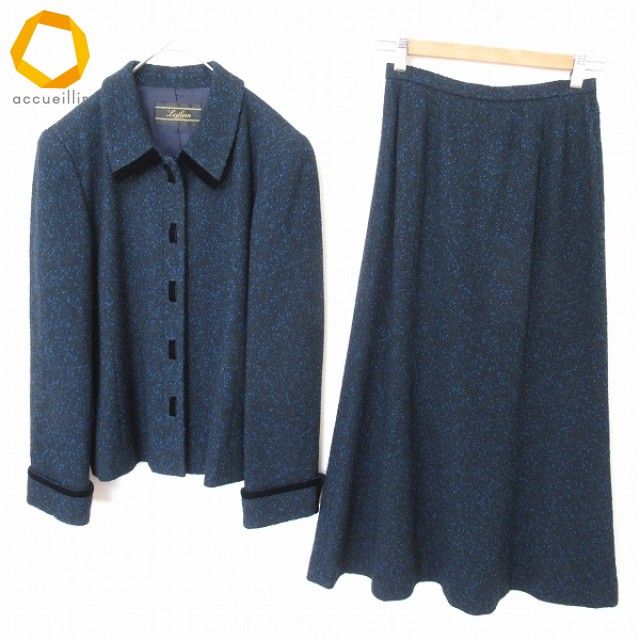 レリアン Leilian スカートスーツ セットアップ ジャケット フレア