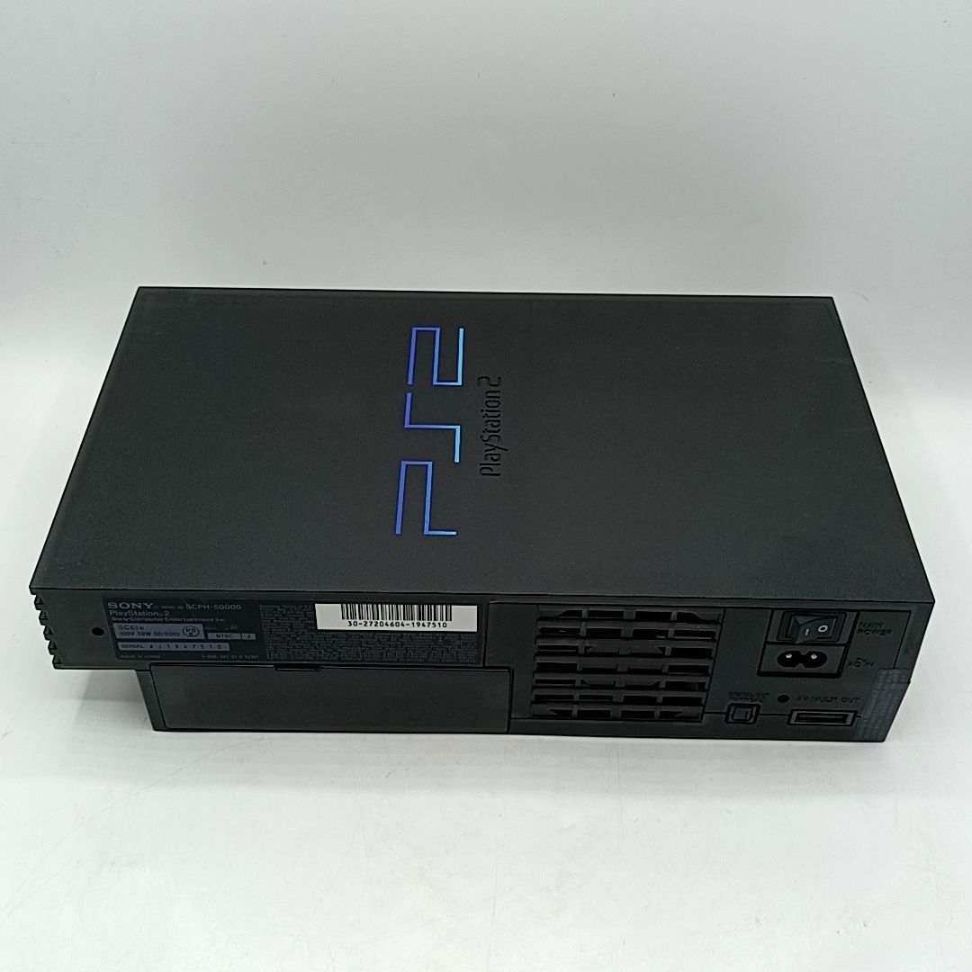  PS 2 Playstation SCPH-50000 NB ミッドナイトブラック 外箱 説明書付き 本体一式セット メモリ付属 SONY プレステ２ 本体 プレイステーション2(PS2)