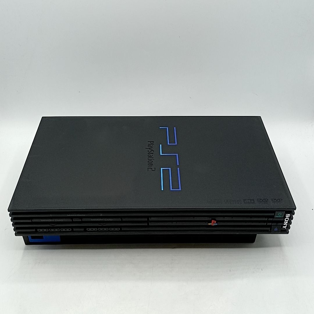 中古美品】PS2 Playstation2 SCPH-50000 NB ミッドナイトブラック 外箱