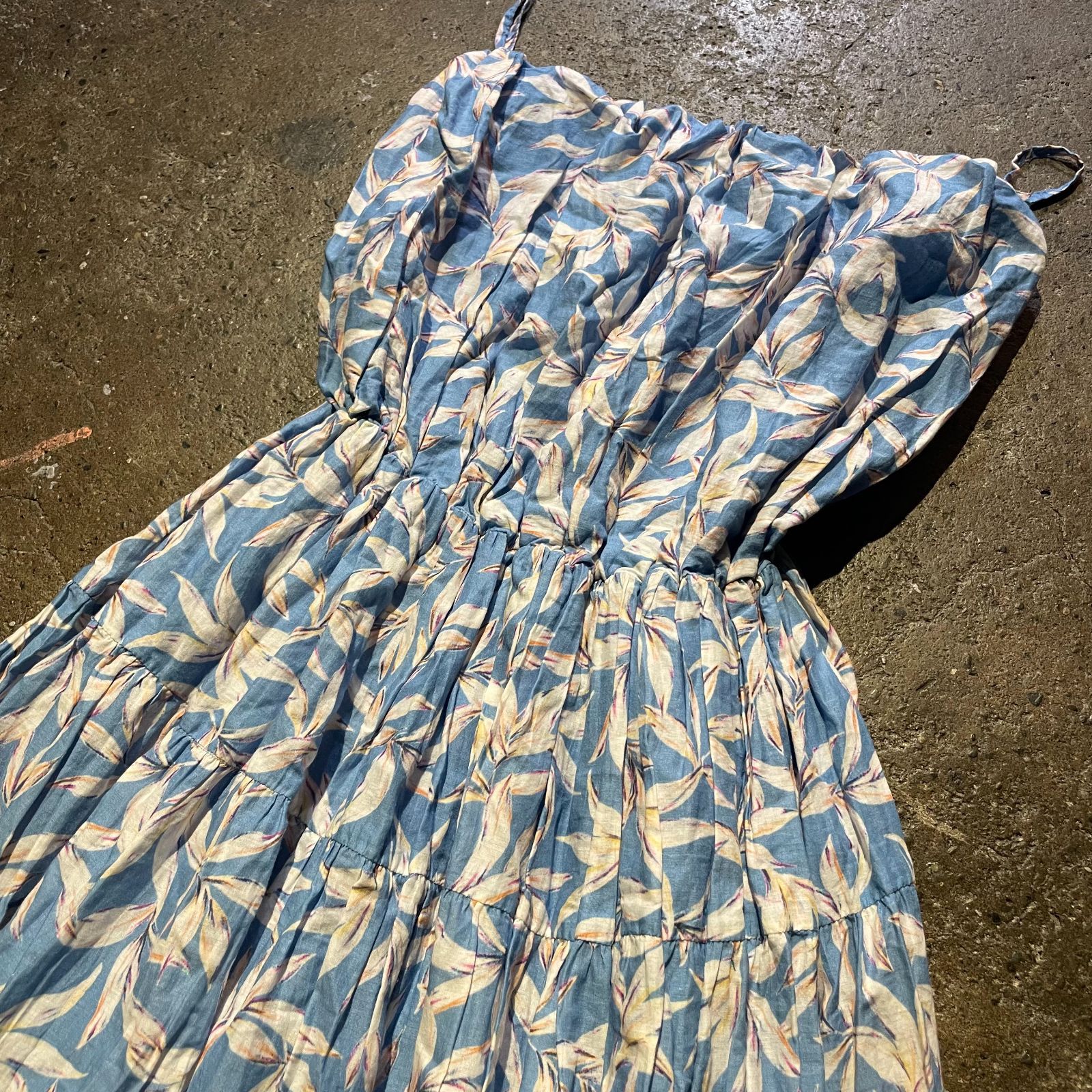 MARIHA 草原の夢のドレス マリハ リーフ柄 ボタニカル柄 花柄 フラワー