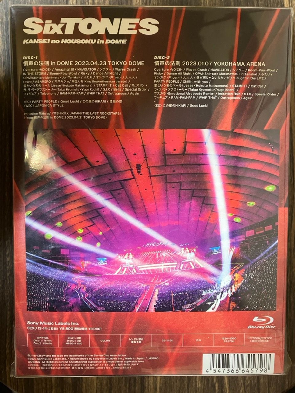 慣声の法則 in DOME・Feel da CITY〈初回盤・2枚組〉 Amazon.co.jp: 慣声の法則 in DOME (初回盤) (Blu-ray) : SixTONES: DVD