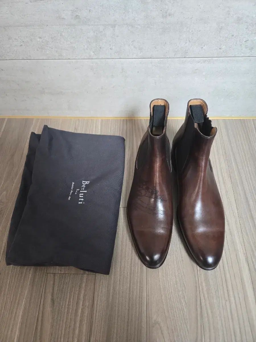 ベルルッティ Galet Cursive チェルシー ブーツ UK 7