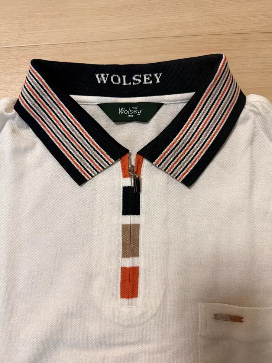 Wolsey 白 長袖 ポロシャツ 100 ポロシャツ 長袖ワークビズポロシャツ