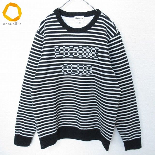 ピッコーネクラブ PICONE CLUB セーター ニット ボーダー ゴルフ