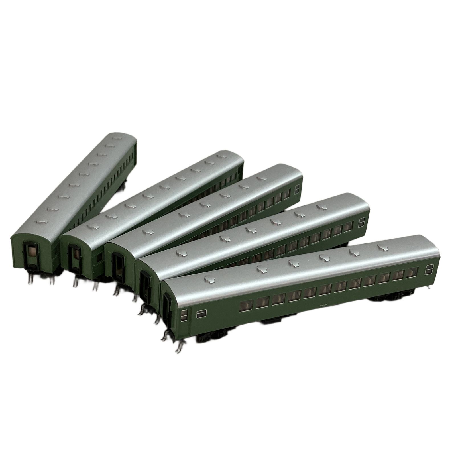 KATO 特急 青大将塗装 鉄道模型 Nゲージ 客車 5両セット カトー