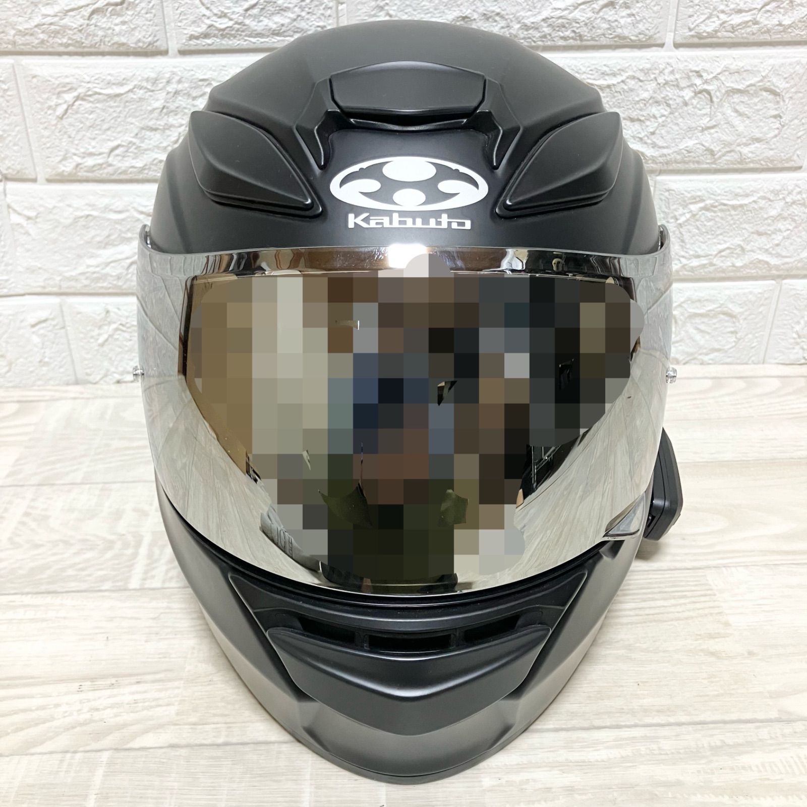 極美品 インカム付き Kabuto カブト SHUMA シューマ Mサイズ フル