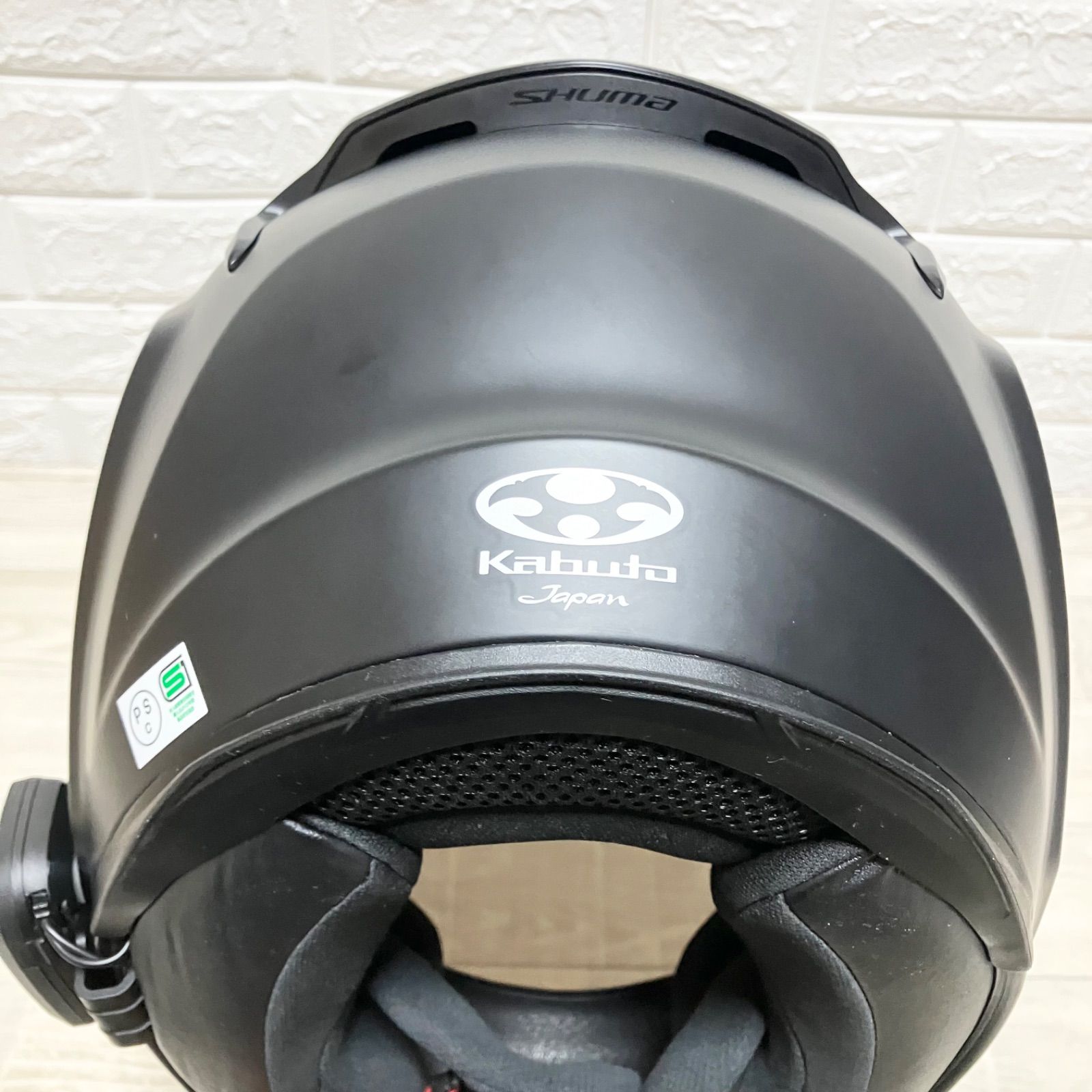 極美品 インカム付き Kabuto カブト SHUMA シューマ Mサイズ フル