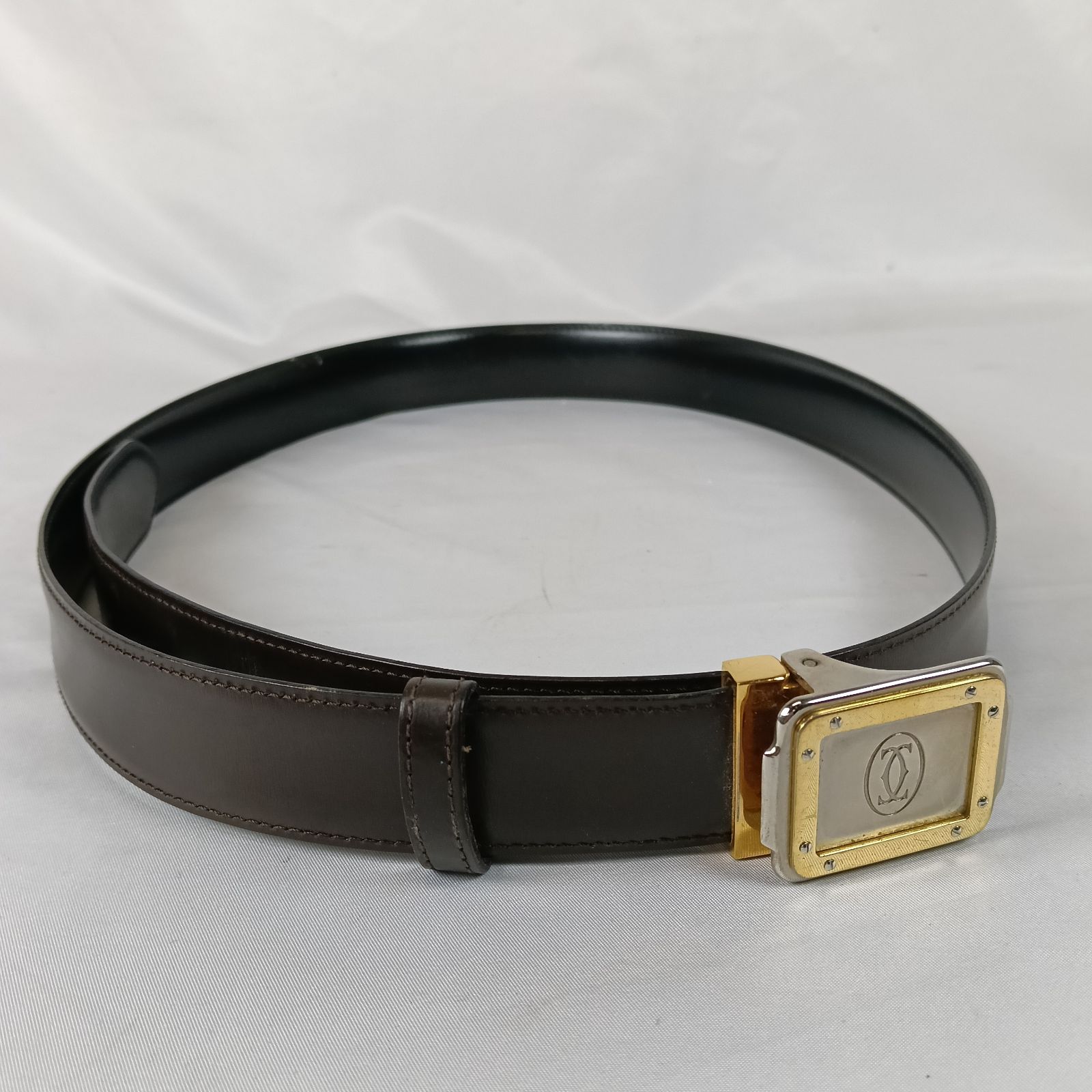 Cartier カルティエ Cモチーフ メンズ レザーベルト - メルカリ
