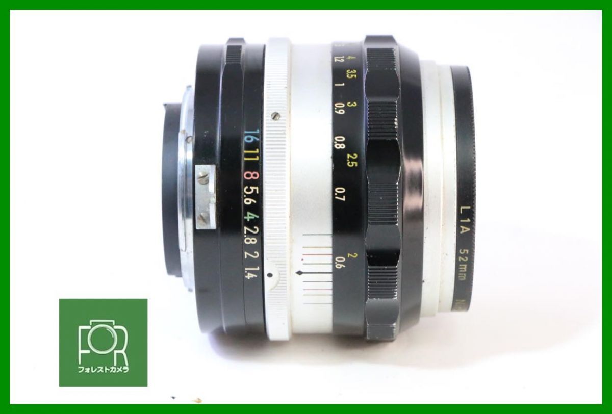 同梱 点検済 光学 上 NIKON NIKKOR S Auto F 1 4 50 mm 1088521 AD 738