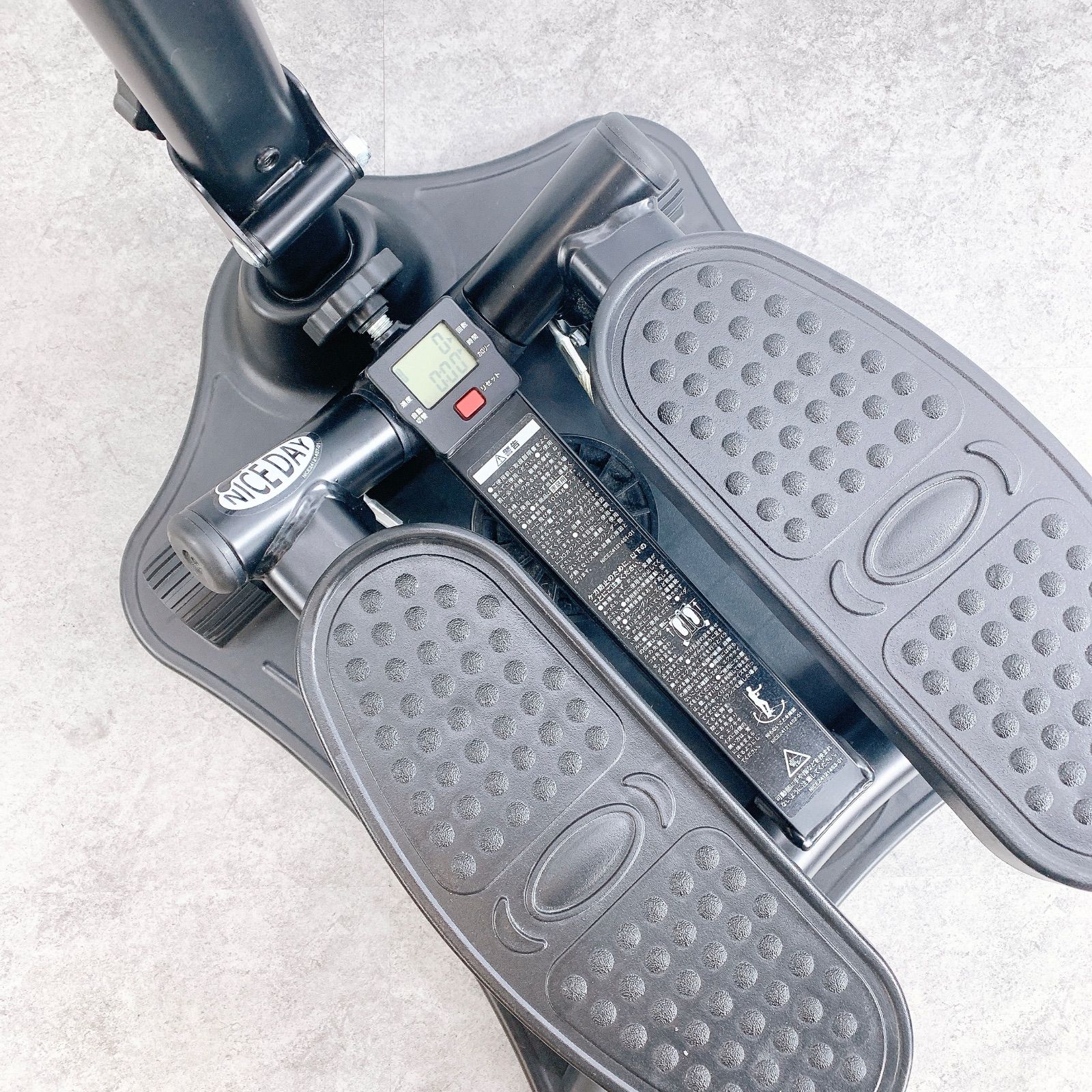 H-226 オークローンマーケティング NICE DAY ナイスデイ ステッパー ND-1 B NH-1 ブラック 取扱説明書付 ダイエット 有酸素運動 コンパクト 静音