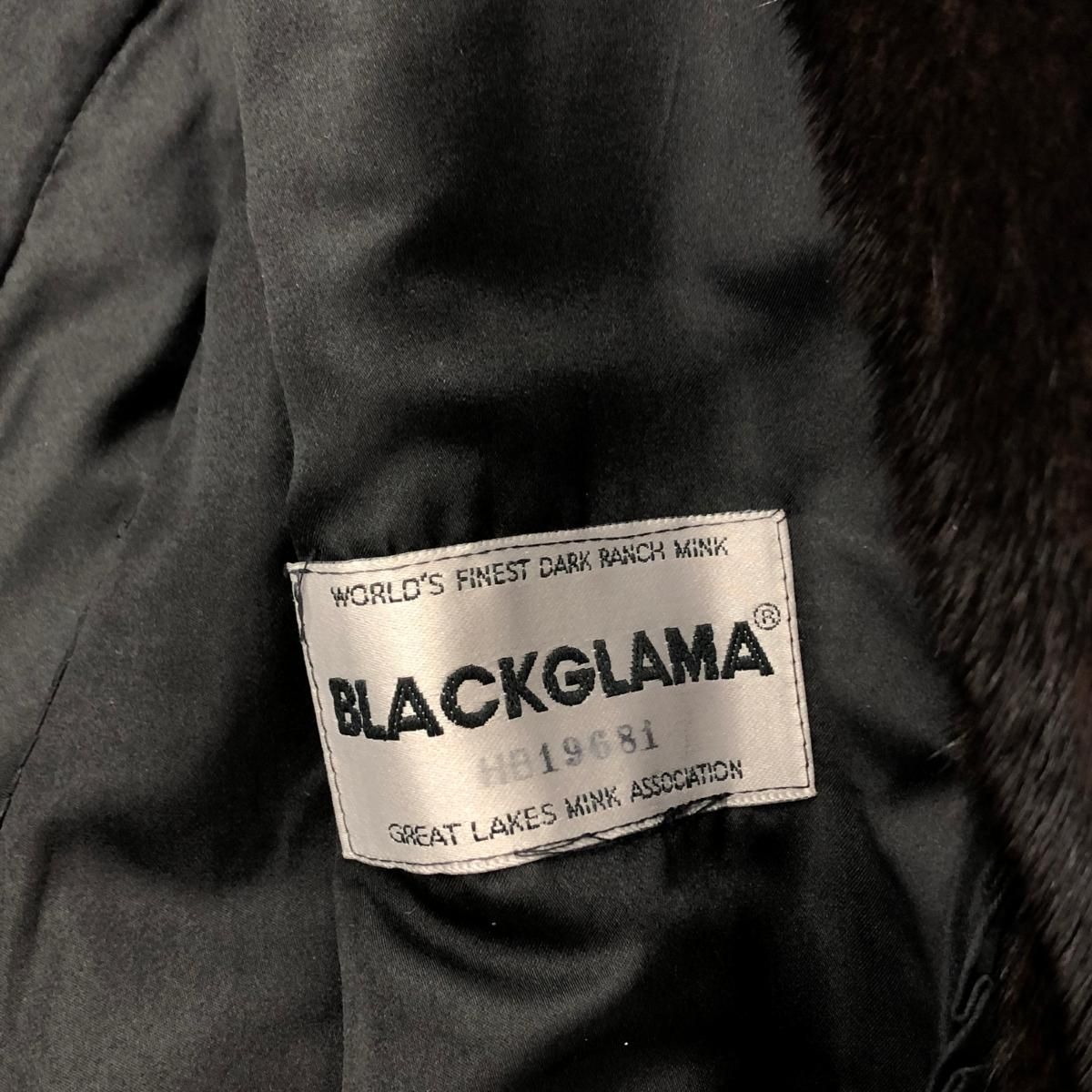 EMBA エンバ ミンクコート サイズ:M ブラックグラマ/毛皮/BLACK GLAMA